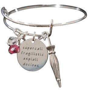 Disney MARY POPPINS Inspired Tibetan Silver Charm Bracelet $60 B001MP‎